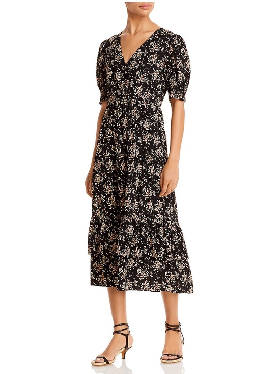 ba&sh Dresses & Skirts - ba&sh Vika Ruffled Midi Dress